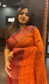 CHANDERI SILK SAREE 01042566