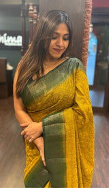 SEMI LINEN SAREE 2504252
