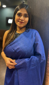 SEMI LINEN SAREE 160431