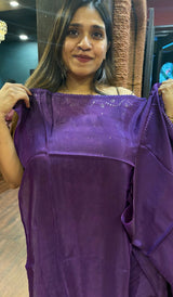 BLENDED ORGANZA SAREE 22052591