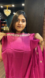 BLENDED ORGANZA SAREE 22052595