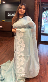 ORGANZA SAREE 220525103