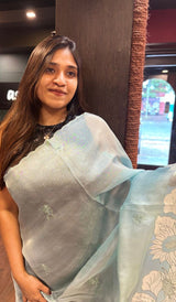 ORGANZA SAREE 220525103