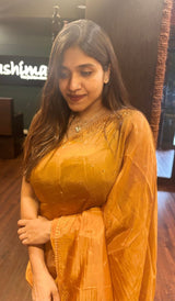BLENDED ORGANZA SAREE 22052597