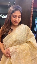 SEMI LINEN SAREE 260525155