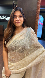 SEMI LINEN SAREE 260525154