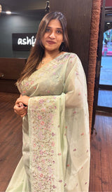 SEMI LINEN SAREE 260525138