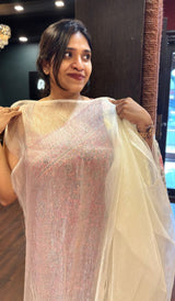 ORGANZA SAREE 30052517