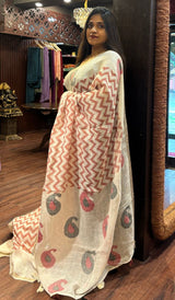 LINEN SAREE 27052512