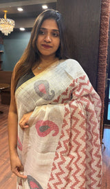 LINEN SAREE 27052512