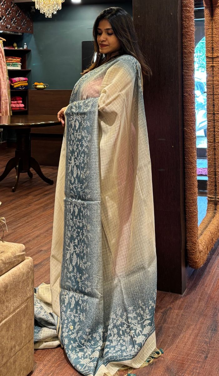 LINEN SAREE 11072537 – Ashima Fashion Store