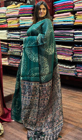 SEMI LINEN SAREE 14072515