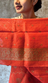 SEMI TUSSAR SILK SAREE 20072513