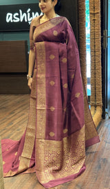 SEMI TUSSAR SILK SAREE 20072518