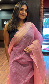 CRUSHED ORGANZA SAREE 2703245
