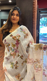 LINEN SAREE 04072522