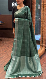SEMI LINEN SAREE 20072566