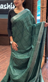 SEMI LINEN SAREE 20072566