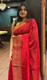 SEMI TUSSAR SILK SAREE 08042529