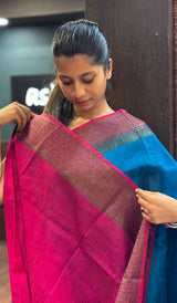 SEMI LINEN SAREE 15092547