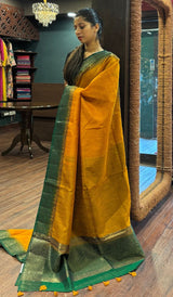 SEMI LINEN SAREE 15092553