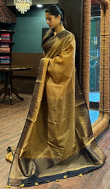 SEMI LINEN SAREE 15092550