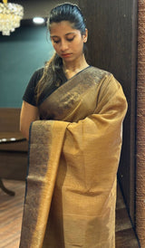 SEMI LINEN SAREE 15092550