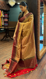SEMI LINEN SAREE 15092556