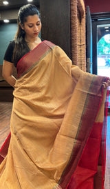 SEMI LINEN SAREE 15092556