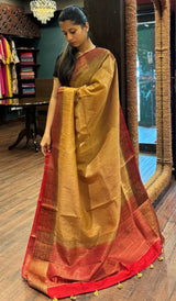 SEMI LINEN SAREE 15092558