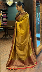 SEMI LINEN SAREE 15092552