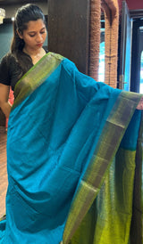 SEMI LINEN SAREE 15092543
