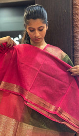 SEMI LINEN SAREE 15092517