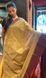 SEMI LINEN SAREE 15092513