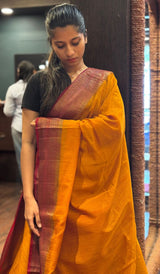 SEMI LINEN SAREE 15092548