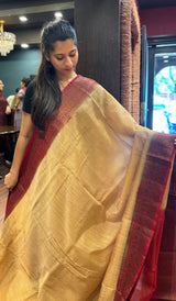 SEMI LINEN SAREE 15092554