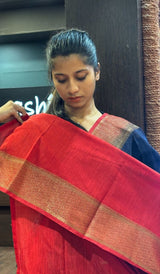SEMI LINEN SAREE 15092551
