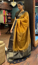 SEMI LINEN SAREE 15092557