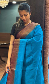 SEMI LINEN SAREE 15092555