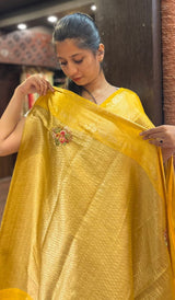 SEMI TISSUE SAREE 0505258