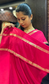 SEMI CREPE SAREE 1309253
