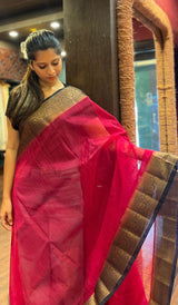 SEMI LINEN SAREE 1010244
