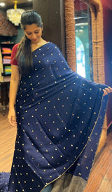 CREPE SILK SAREE 31102511