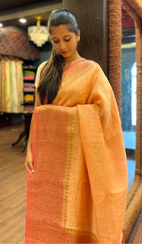 LINEN SILK SAREE 15122439