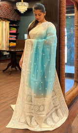 ORGANZA SAREE 25012543