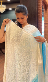 ORGANZA SAREE 25012543