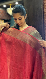 SEMI LINEN SAREE 0611252