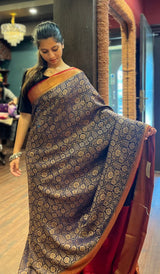CREPE SILK SAREE 30102514