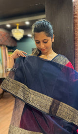 SEMI LINEN SAREE 2504253