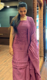 CHIKANKARI UNSTITCHED SALWAR 21112511